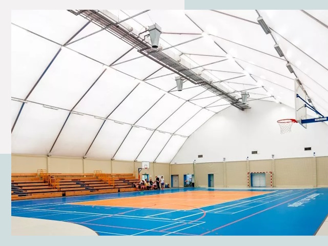 Строительство спортивных залов в Гудермесе