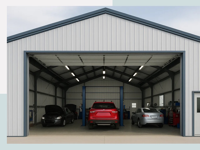 Ангары из сэндвич панелей от 615 руб. в Гудермес