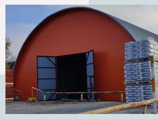 Полукруглые ангары по цене от 615 руб. в Гудермес