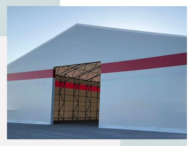 Быстровозводимые ангары в Гудермесе