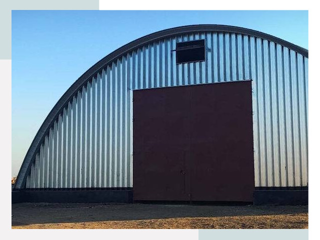 Бескаркасные ангары в Гудермесе