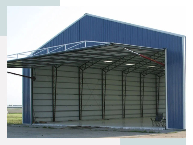 Прямо стенные ангары в Гудермесе