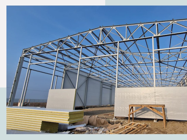 Утепленные ангары в Гудермес от 615 руб. за м²