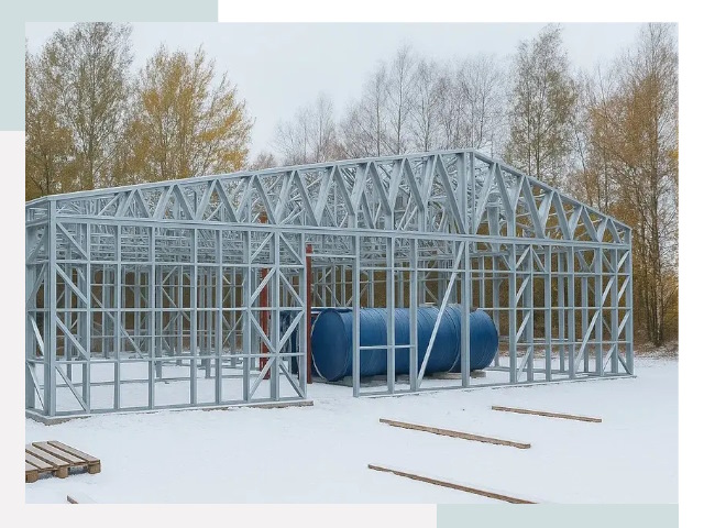 Металлические ангары в Гудермесе