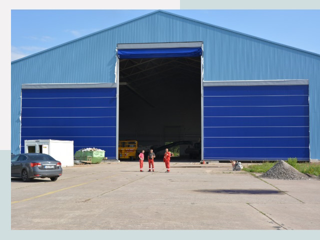 Ангарные ворота в Гудермес от СтальСтрой-Гдр по цене 615 руб.